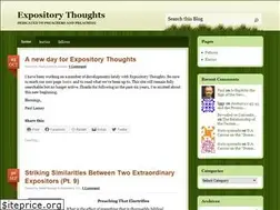 Sites similar to expositorythoughts.wordpress.com