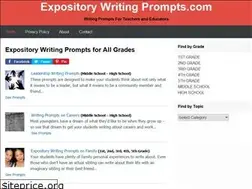Sites similar to expositorywritingprompts.com