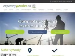 Sites similar to expresnygeodet.sk