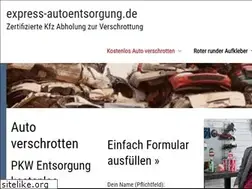 Sites similar to express-autoentsorgung.de