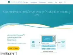Sites similar to express-gateway.io