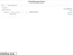 Sites similar to express.archiveweb.page