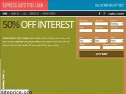Sites similar to expressautotitleloans.com