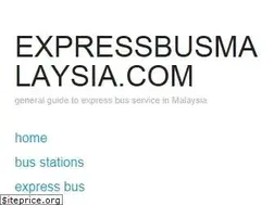 Sites similar to expressbusmalaysia.com