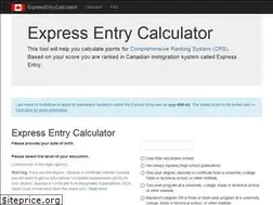Sites similar to expressentrycalculator.com