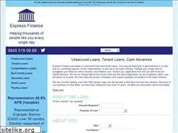 Sites similar to expressfinanceloans.co.uk