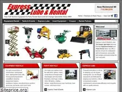 Sites similar to expresslubeandrental.com