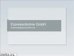 Sites similar to expressobohne.de