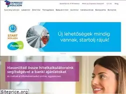 Sites similar to expresszkolcson.hu