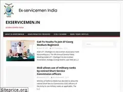 Sites similar to exservicemen.in