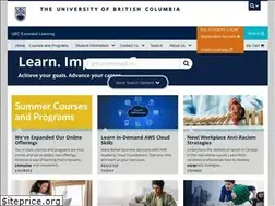 Sites similar to extendedlearning.ubc.ca