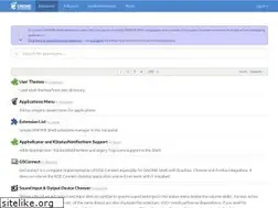 Sites similar to extensions.gnome.org