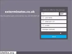 Sites similar to exterminates.co.uk