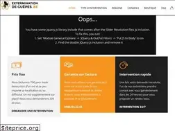 Sites similar to exterminationdeguepes.be