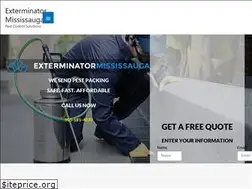 Sites similar to exterminatormississauga.ca