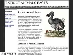 Sites similar to extinct-animals-facts.com