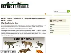 Sites similar to extinctanimals.org