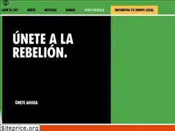 Sites similar to extinctionrebellion.es