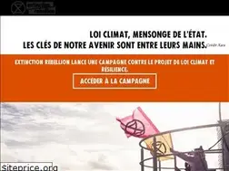 Sites similar to extinctionrebellion.fr