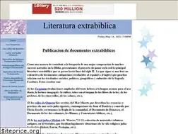 Sites similar to extrabiblica.tripod.com