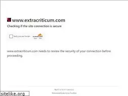 Sites similar to extracriticum.com