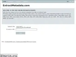 Sites similar to extractmetadata.com