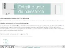 Sites similar to extrait-acte-naissance.net