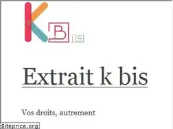 Sites similar to extrait-k-bis.com