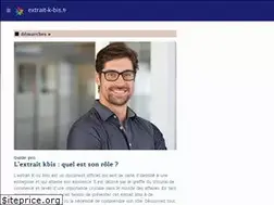 Sites similar to extrait-k-bis.fr