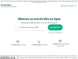 Sites similar to extrait-kbis.net