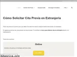 Sites similar to extranjeriacitaprevia.com