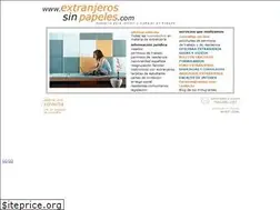 Sites similar to extranjerossinpapeles.com