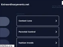 Sites similar to extraordinaryevents.net