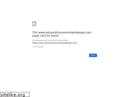 Sites similar to extraordinaryeventsanddesign.com