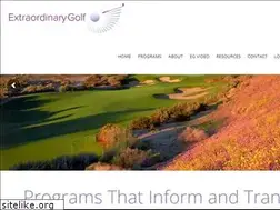 Sites similar to extraordinarygolf.com