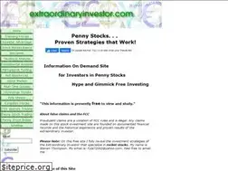 Sites similar to extraordinaryinvestor.com