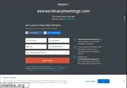 Sites similar to extraordinarymeetings.com