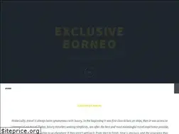 Sites similar to extremeborneo.com