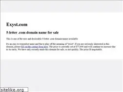 Sites similar to exyst.com
