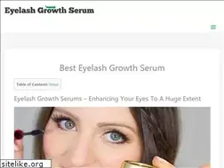 Sites similar to eyelashgrowthserum.net