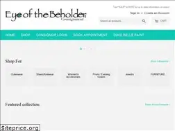 Sites similar to eyeofthebeholderconsignment.com