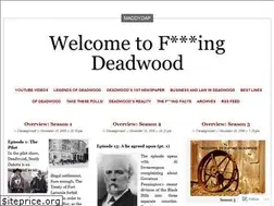 Sites similar to eyeseedeadwood.wordpress.com