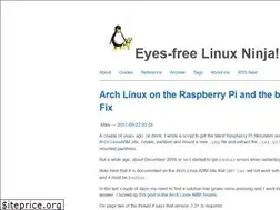 Sites similar to eyesfreelinux.ninja