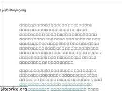 Sites similar to eyesonbullying.org