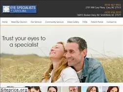 Sites similar to eyespecialistsofcarolina.com