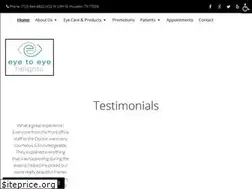 Sites similar to eyetoeyeheights.com