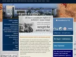 Sites similar to eyuboglu.k12.tr