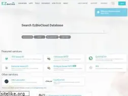 Sites similar to ezbiocloud.net