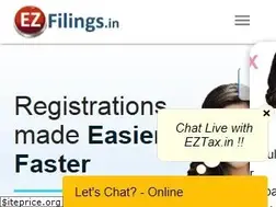 Sites similar to ezfilings.in