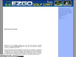 Sites similar to ezgogolfcartguide.com